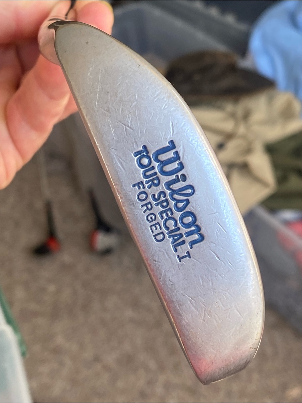 Wilson Tour Special I Forged Blade Style Putter Steel Shaft Leather Grip 31”
